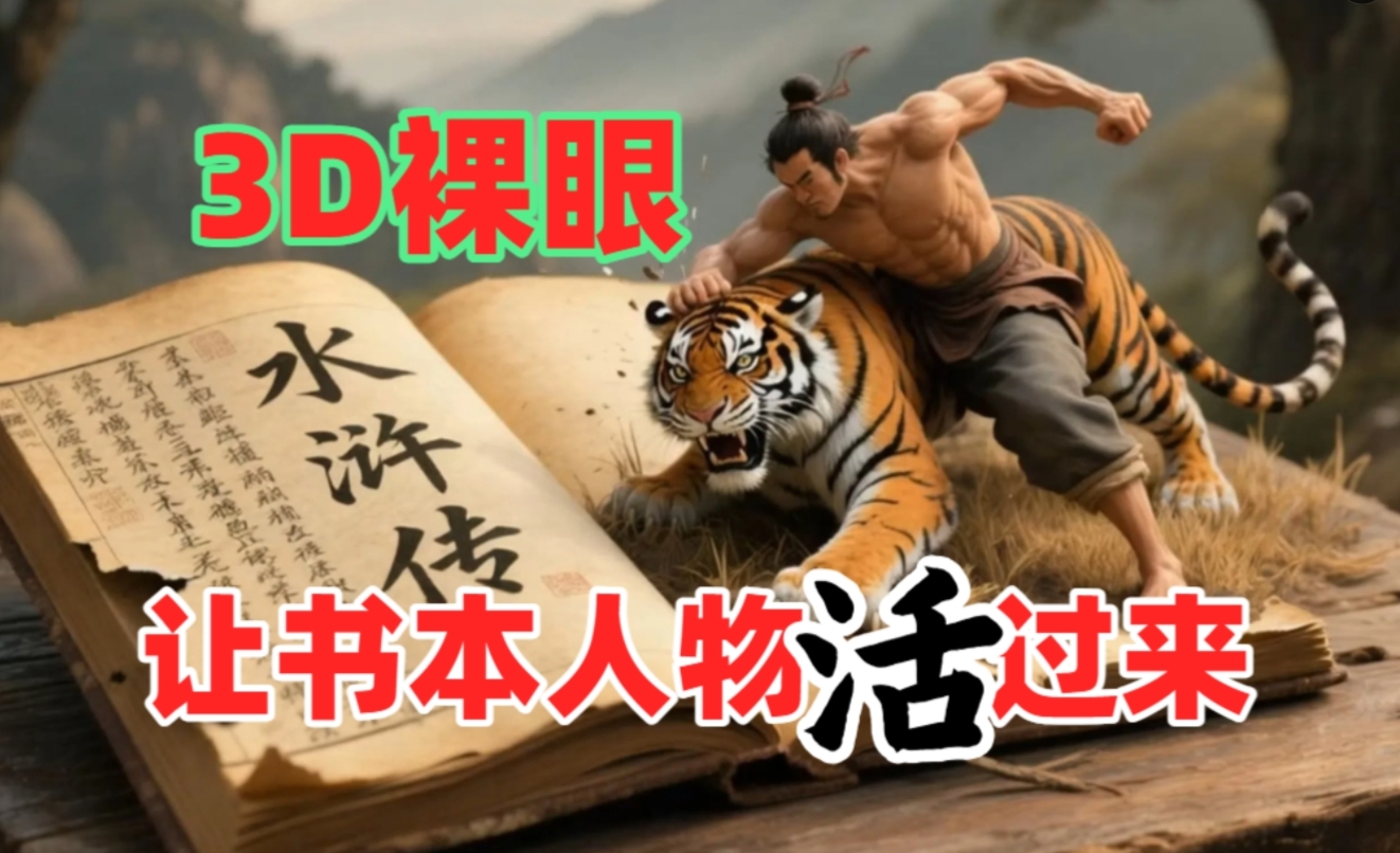 书本人物裸眼3D视频，一条视频收益过千，保姆级教程-云舒网创