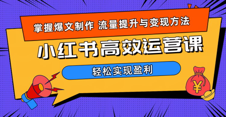 价值980小红书运营操作指南-云舒网创
