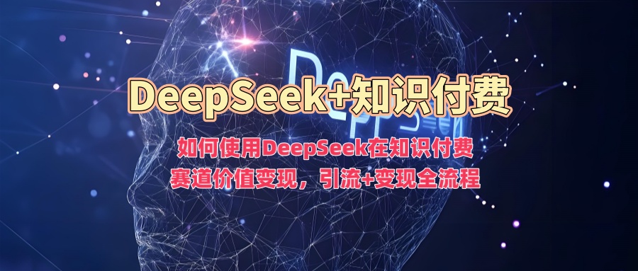 如何使用DeepSeek在知识付费赛道价值变现，引流+变现全流程-云舒网创