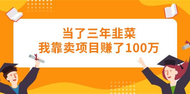 当了三年韭菜我靠卖项目赚了100万-云舒网创