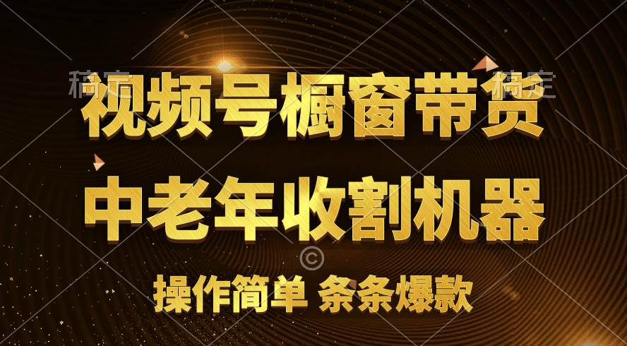 [你的孩子成功取得高位]视频号最火爆赛道，橱窗带货，流量分成计划，条…-云舒网创