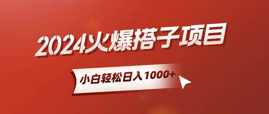 小白轻松上手，日入1000+，搭子项目-云舒网创