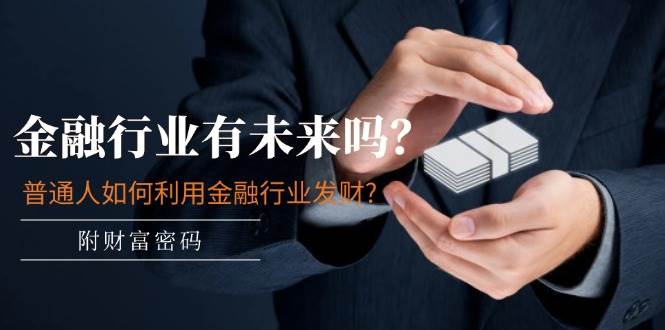 某付费文章：金融行业有未来吗？普通人如何利用金融行业发财?(附财富密码)-云舒网创